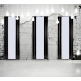 Трубчастий радіатор Betatherm вертикальний Mirror PE 1118/08 RAL9005 М 99 Фото - 1